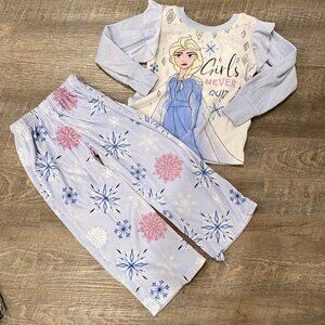 Disney Girl Fleece Sleep Set Bundle 5T